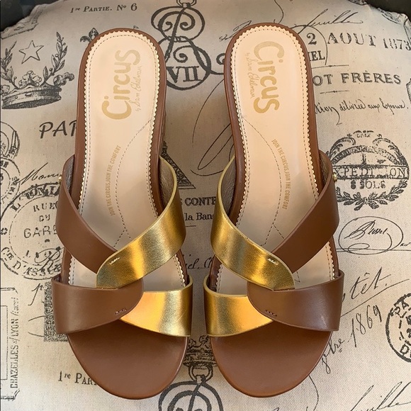 Circus Sam Edelman wedge cork sandals